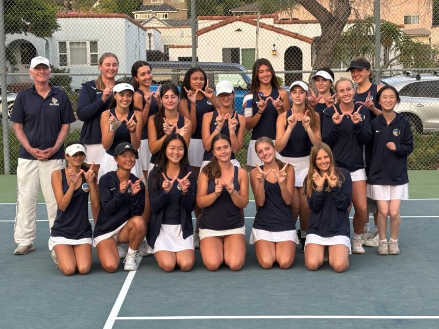 DP edges Dons to win Channel League girls tennis title with undefeated mark