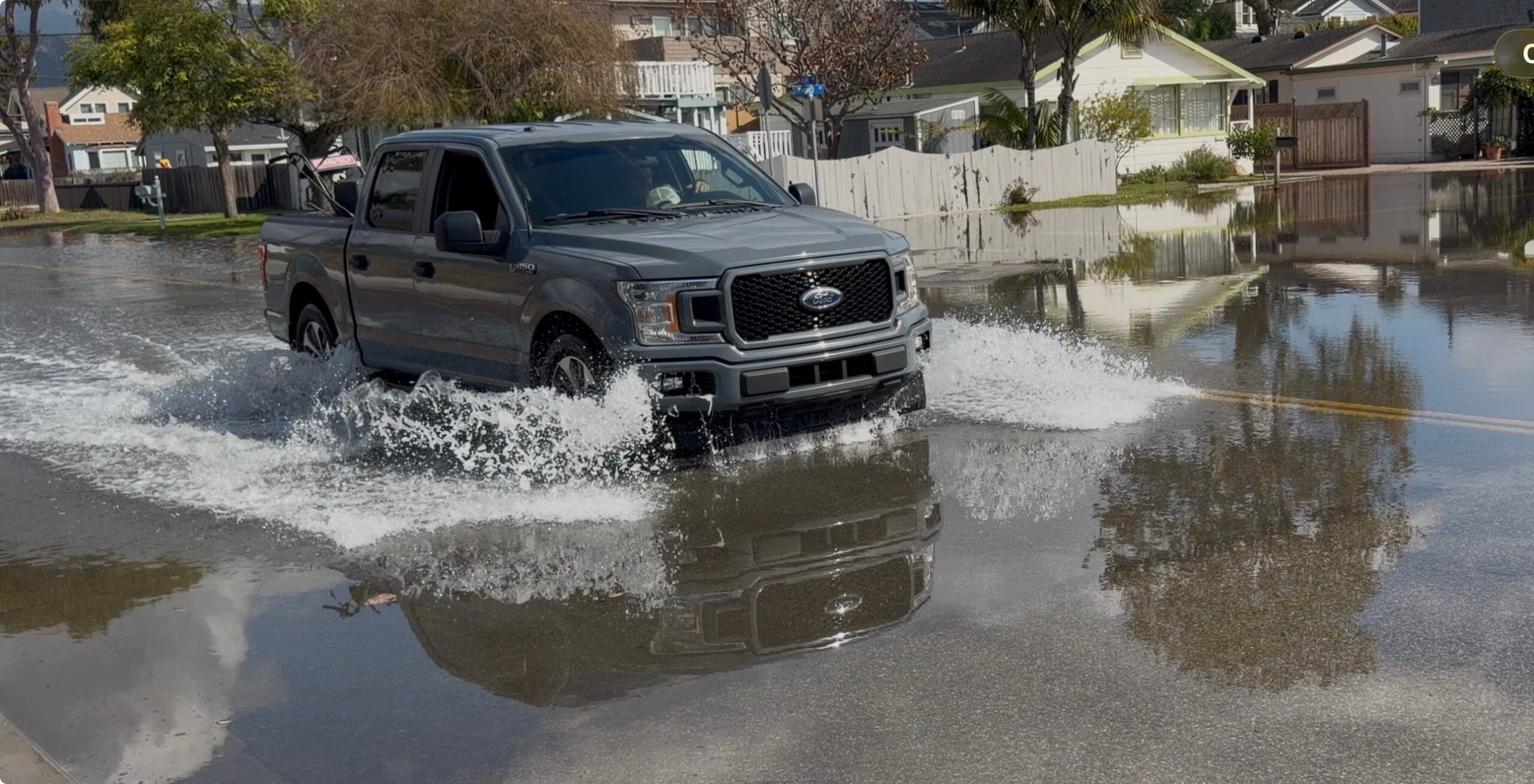 The Carpinteria streets near the Salt Marsh have been impacted by this weeks higher tides and El Nino related impacts.
