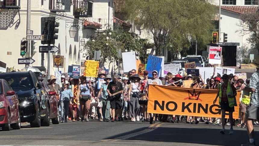 No Kings March focuses on Early Voting