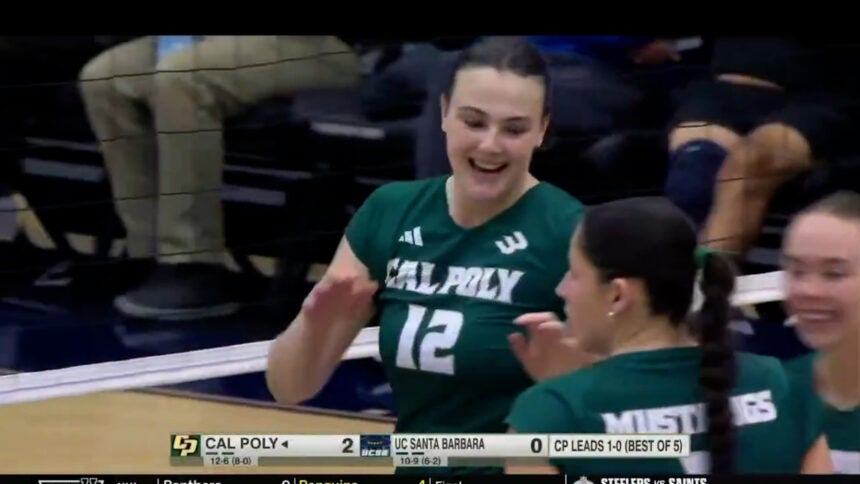 Cal Poly sweeps away UCSB behind record-setting performance by Pulling ...