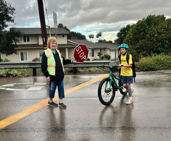 Gwen Clark, Vieja Valley's beloved crossing guard
