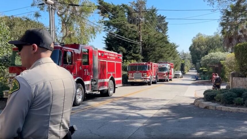 Fire crews on scene for structure fire in Montecito Fire crews on scene for structure fire in Montecito